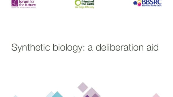 Synthetic Biology: a deliberation aid